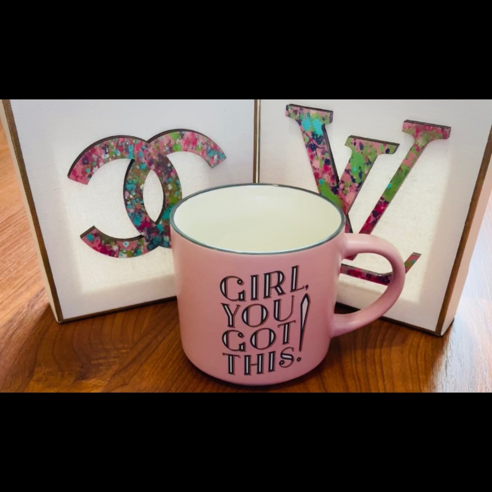🎉💕NEW GIRL, YOU GOT THIS! Pink Coffee Mug - Picture 3 of 3